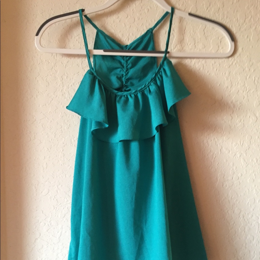 NWOT Emerald Racerback blouse - Picture 2 of 5